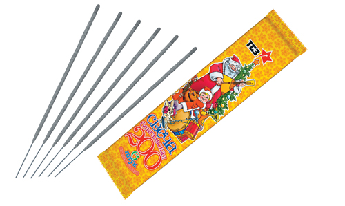  Бенгальские свечи 6 шт 200 мм в пакете  в Владивостоке