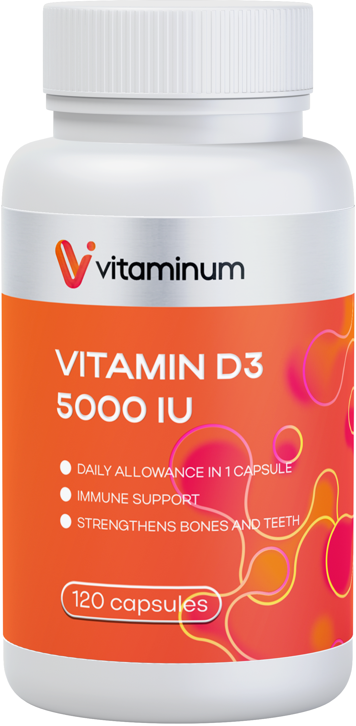  Vitaminum ВИТАМИН Д3 (5000 МЕ) 120 капсул 260 мг  в Владивостоке